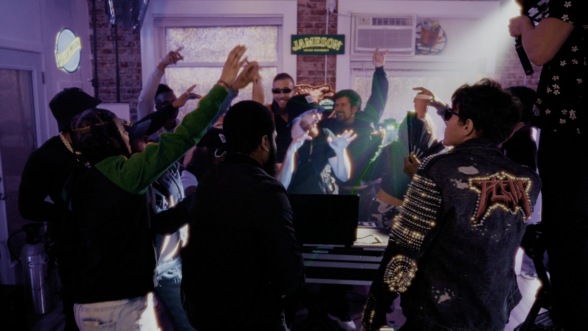 C Minor live session — immersive party atmosphere with cinematic lighting
